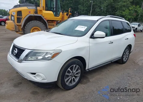 2013 Nissan Pathfinder Sv из США, поврежденный, VIN 5N1AR2MM5DC647674